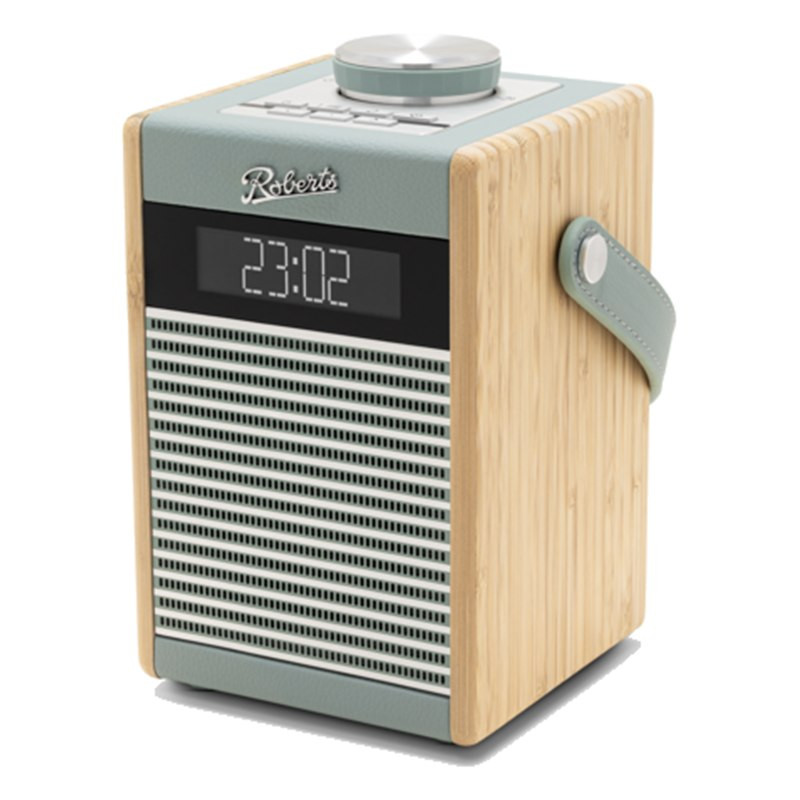 Roberts Rambler Midi, vista de tres cuartos, azul celeste