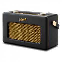 Roberts Revival iStream 3L, vista frontal, negro