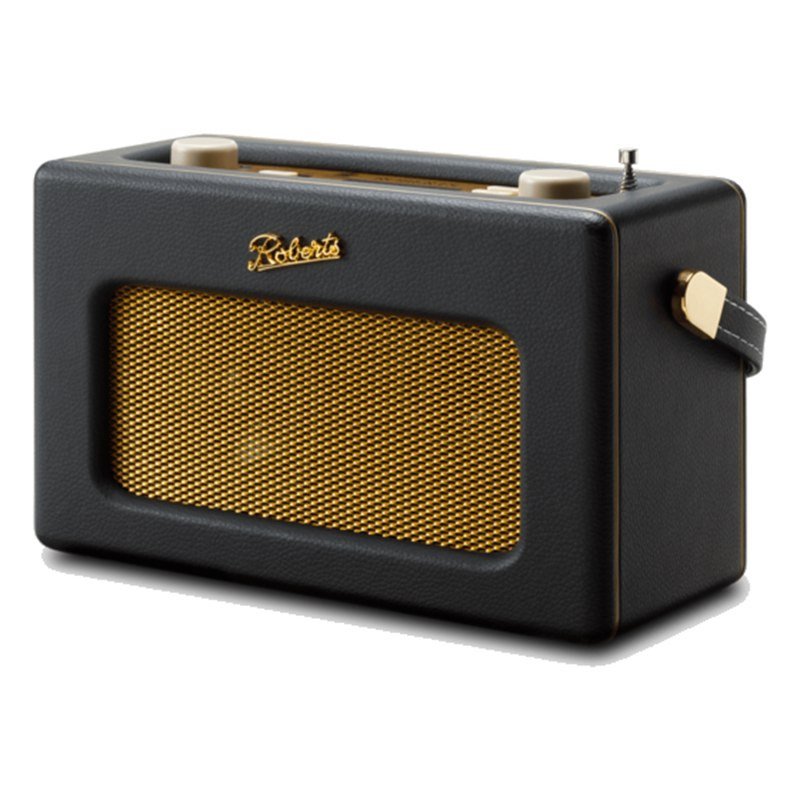 Roberts Revival iStream 3L, vista frontal, negro