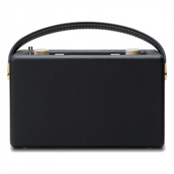 Roberts Revival iStream 3L, trasera, negro