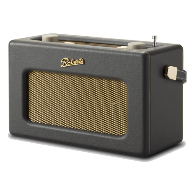 Roberts Revival iStream 3L, vista frontal, gris carbón