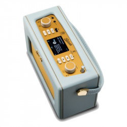 Roberts Revival iStream 3L, vista desde arriba, azul celeste
