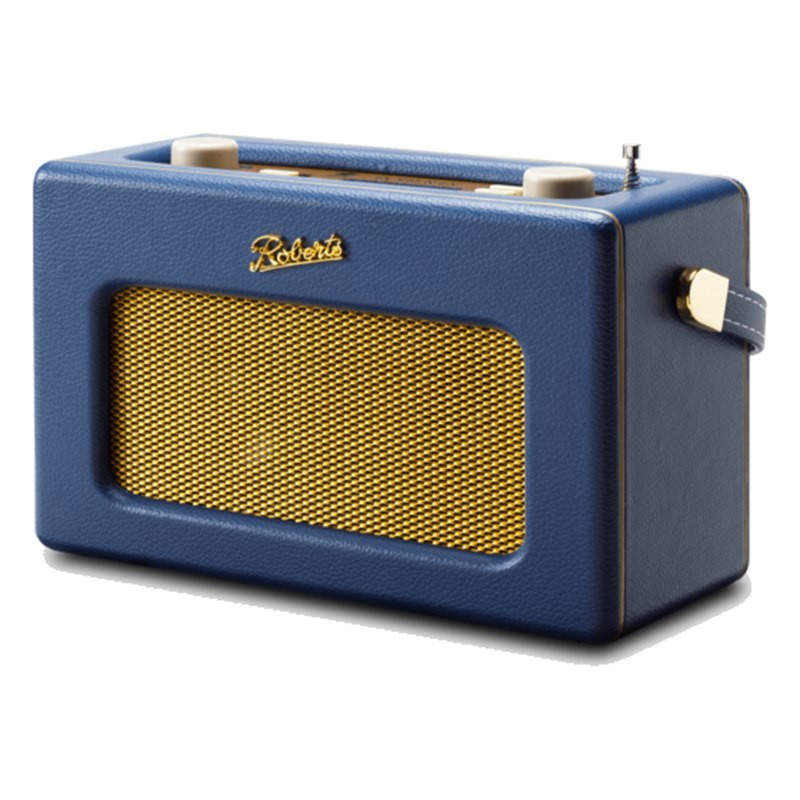 Roberts Revival iStream 3L, vista frontal, azul medianoche