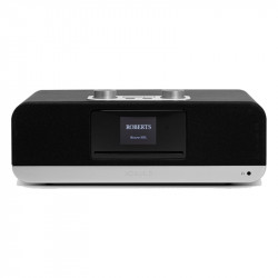 Roberts Blutune 300L, vista frontal, negro