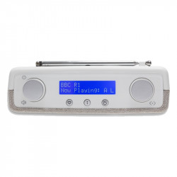 Roberts Play 11, panel superior con la pantalla, blanco