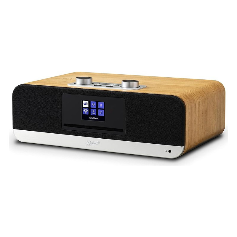 Roberts Blutune 300L, vista de tres cuartos, cerezo