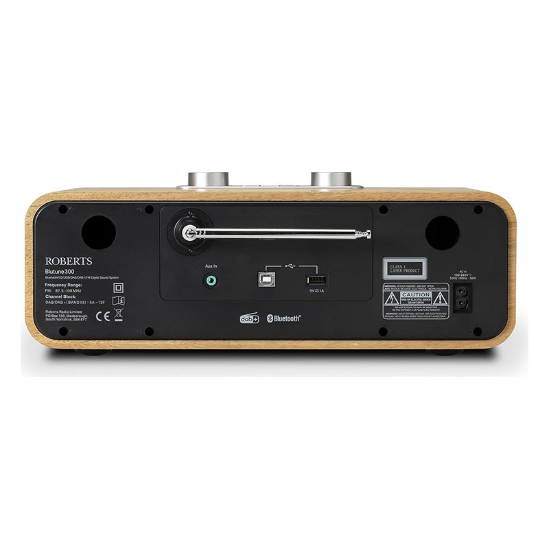 Roberts Blutune 300L, trasera, cerezo