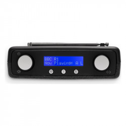 Roberts Play 11, panel superior con la pantalla, negro