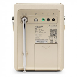 Roberts Revival Mini 2, trasera, crema