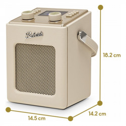 Roberts Revival Mini 2, medidas, crema