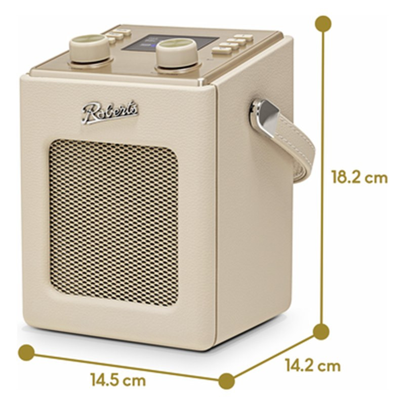Roberts Revival Mini 2, medidas, crema