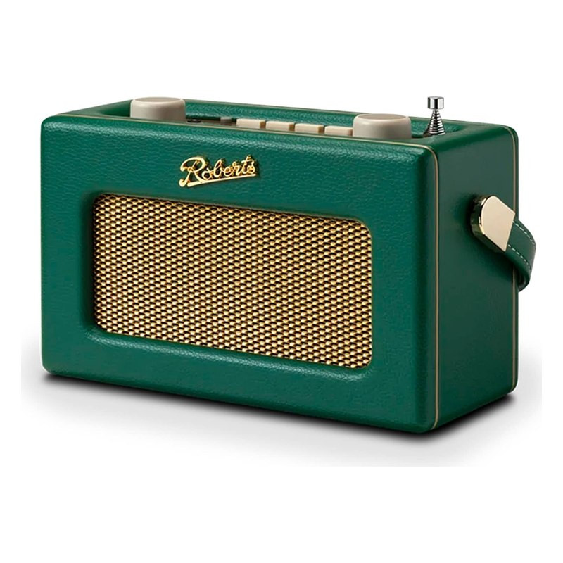 Roberts Revival Uno BT, vista de tres cuartos, verde oscuro