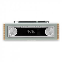 Roberts Rambler Uno, panel superior con la pantalla, azul celeste