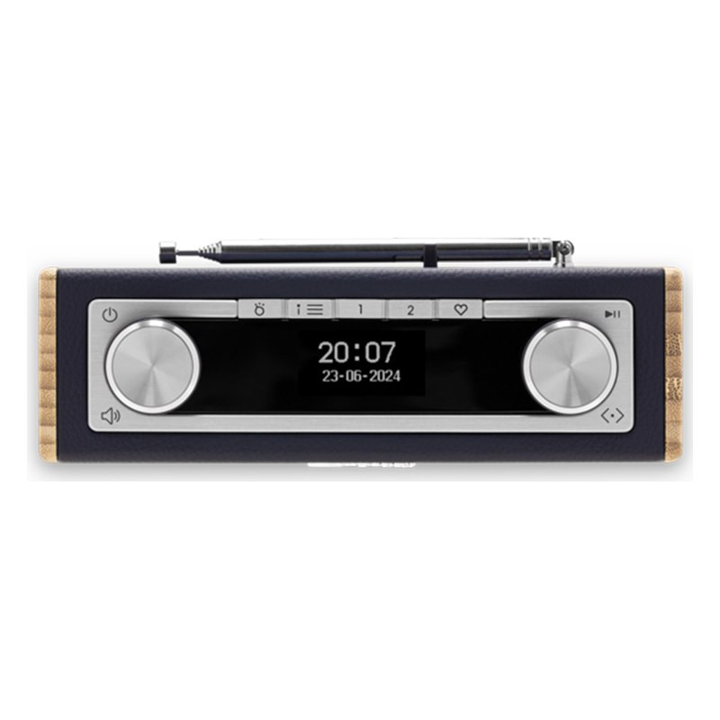 Roberts Rambler Uno, panel superior con la pantalla, azul marino