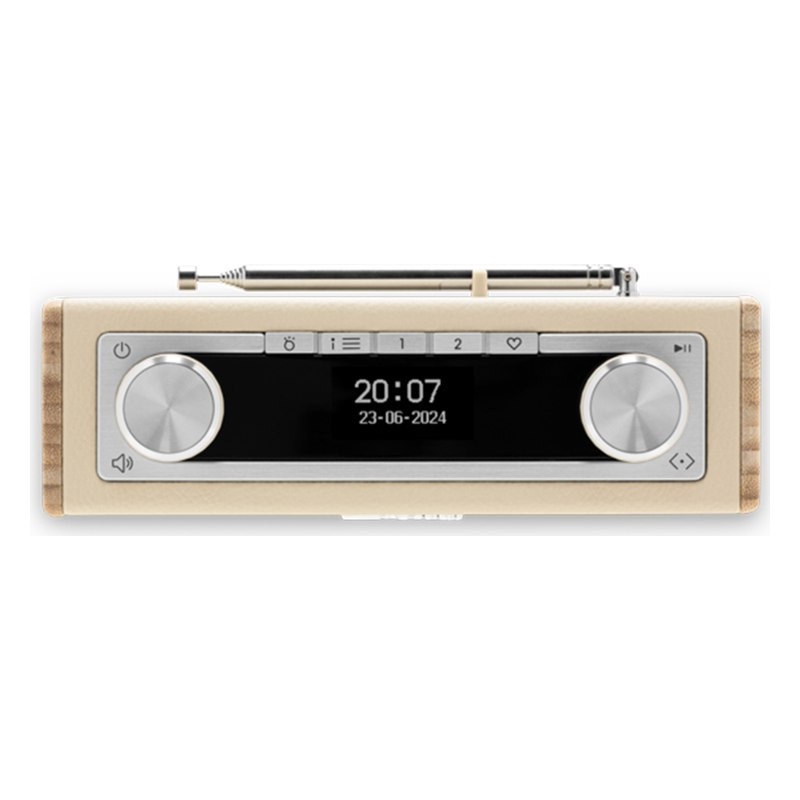 Roberts Rambler Uno, panel superior con la pantalla, crema