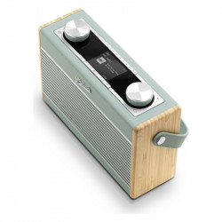 Roberts Rambler Max, vista de tres cuartos desde arriba, azul celeste