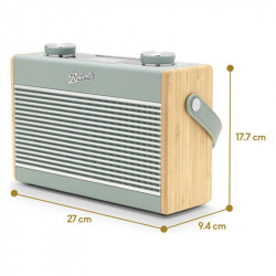 Roberts Rambler Max, medidas, azul celeste
