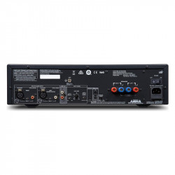 NAD C 298, panel trasero con entradas XLR y RCA, salida de línea, control de ganancia, disparador de 12 V, interruptor de modo p
