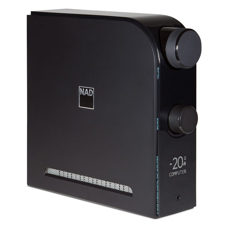 NAD D 3045, vista de tres cuartos, colocado de pie