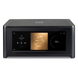 NAD M10 v3, frontal con la pantalla táctil de 7 pulgadas
