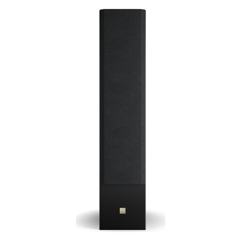 DALI Opticon 8 mk2, vista frontal con rejilla, negro