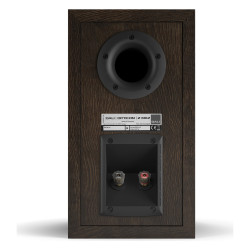 DALI Opticon 2 mk2, vista trasera, roble tabaco