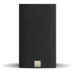 DALI Opticon 1 mk2, vista frontal con rejilla, negro