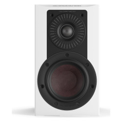 DALI Opticon 1 mk2, vista frontal sin rejilla, blanco