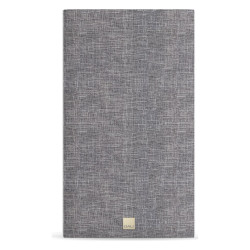 DALI Opticon LCR mk2, vista frontal con la rejilla gris claro, blanco