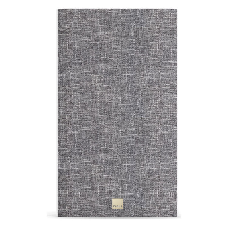 DALI Opticon LCR mk2, vista frontal con la rejilla gris claro, blanco