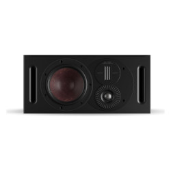DALI Opticon VOKAL mk2, vista frontal sin rejilla, negro