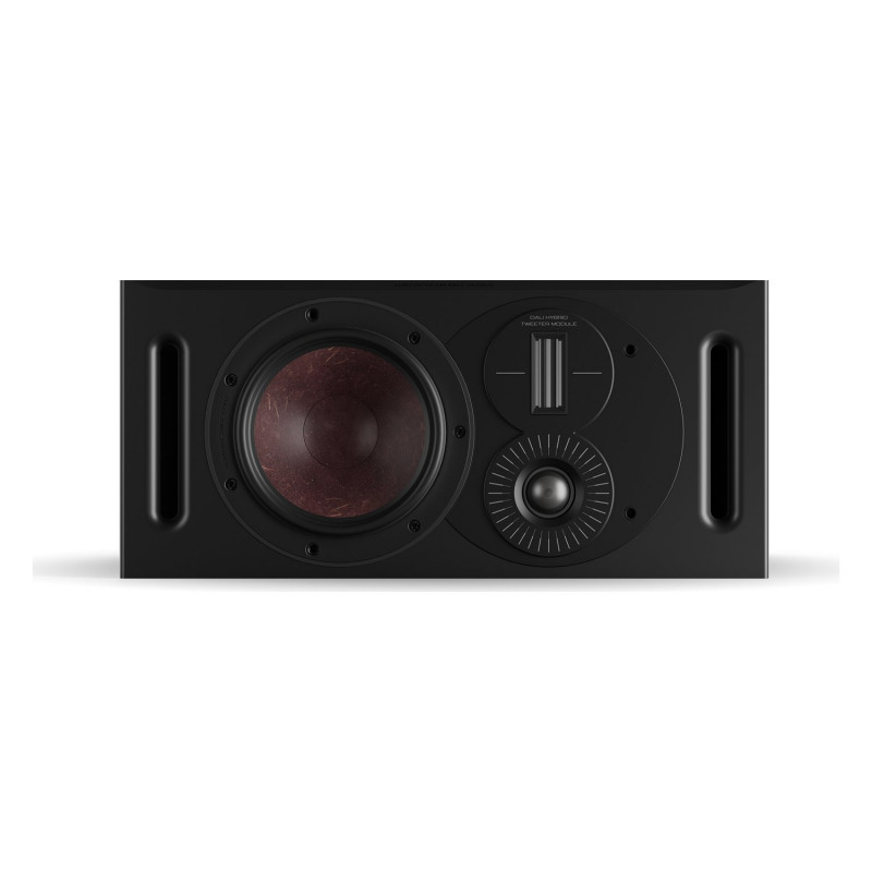 DALI Opticon VOKAL mk2, vista frontal sin rejilla, negro