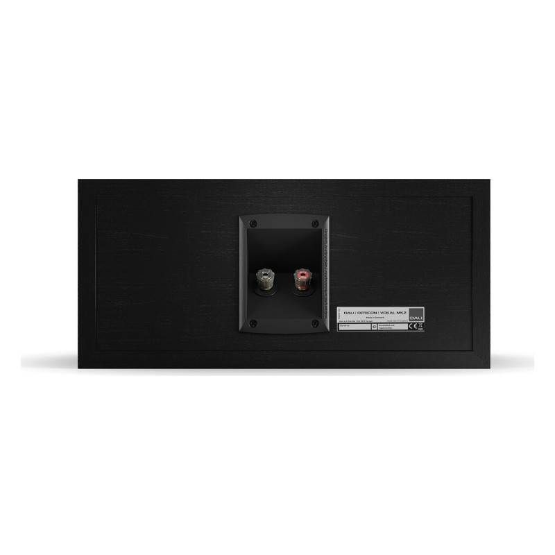 DALI Opticon VOKAL mk2, vista trasera, negro