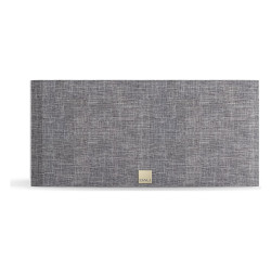 DALI Opticon VOKAL mk2, vista frontal con la rejilla gris claro, blanco