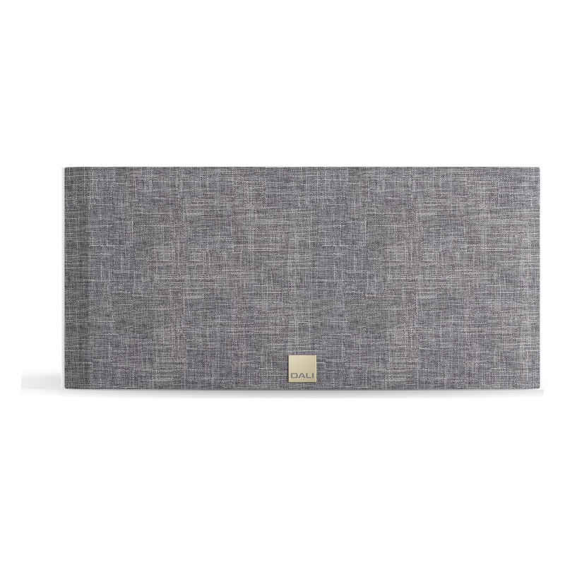 DALI Opticon VOKAL mk2, vista frontal con la rejilla gris claro, blanco