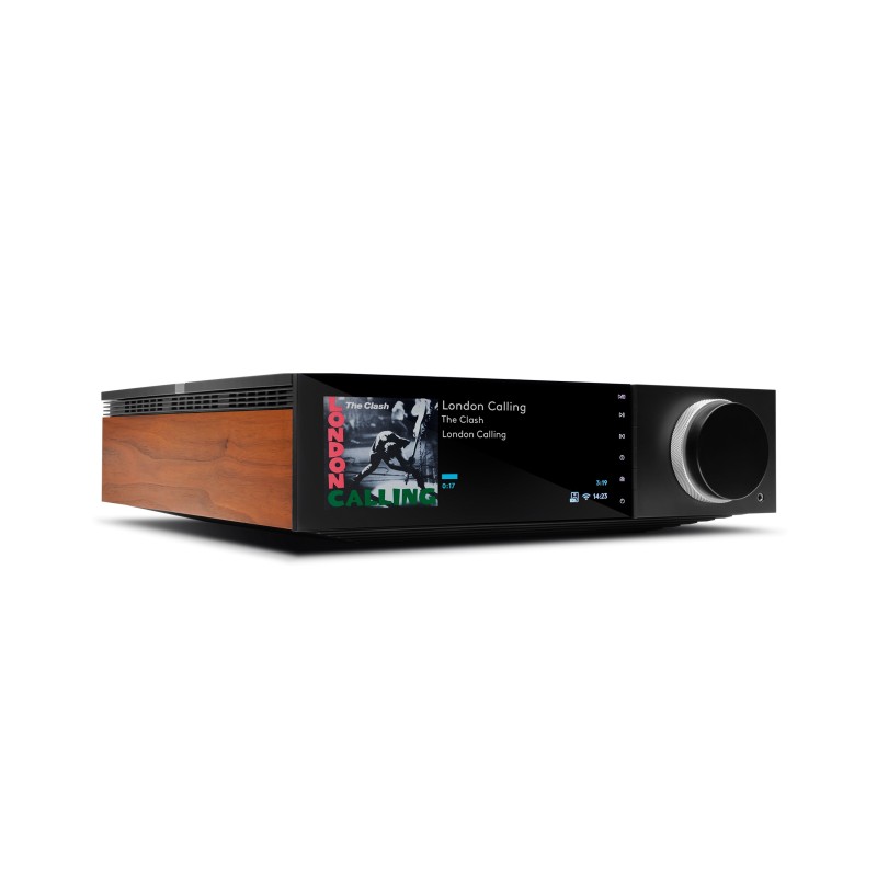 Cambridge Audio EVO 75 — reproductor todo en uno Hi-Fi — vista frontal lateral