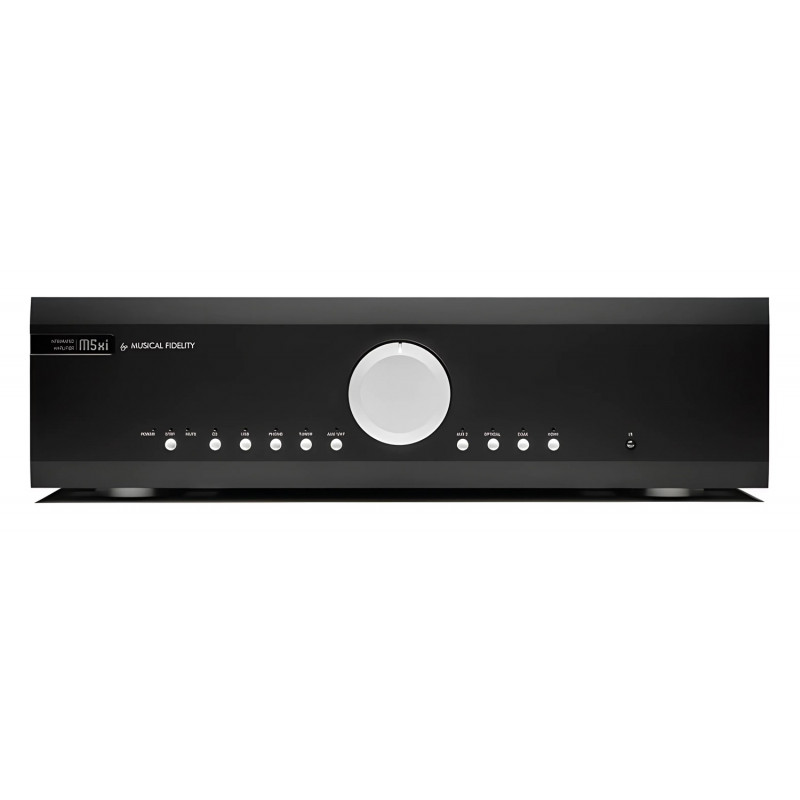 Musical Fidelity M5xi, vista frontal en negro