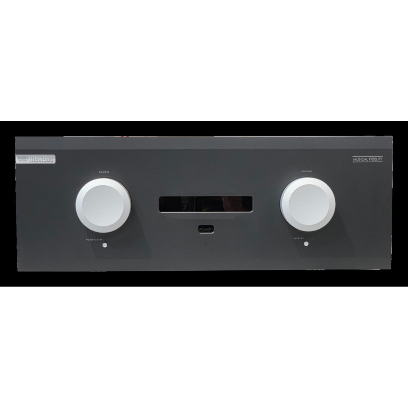 Musical Fidelity M8xi, vista frontal en negro