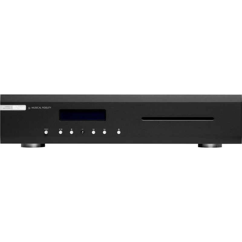 Musical Fidelity M2S cd, vista frontal en negro