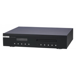 Musical Fidelity M3S cd, vista en ángulo en negro