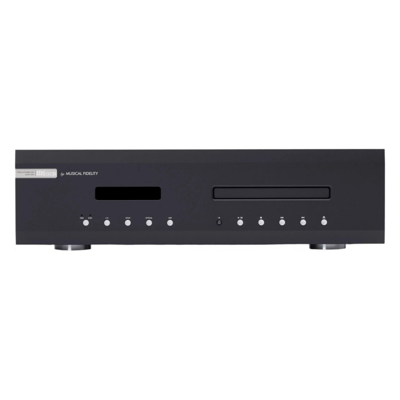 Musical Fidelity M6S cd, vista frontal en negro