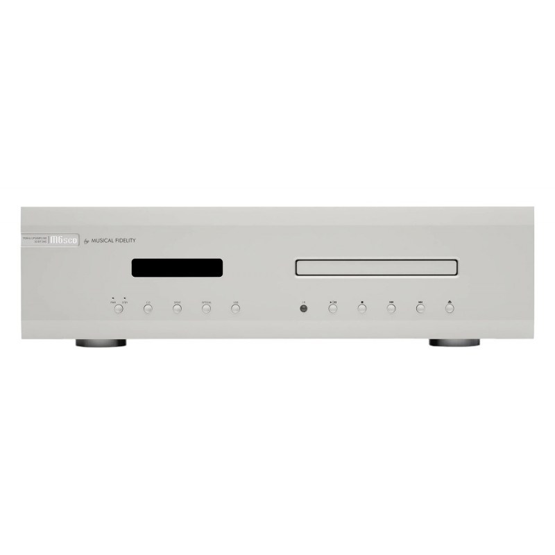 Musical Fidelity M6S cd, vista frontal en plata