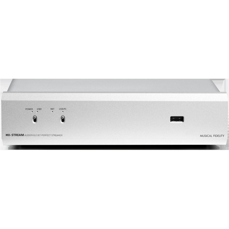 Musical Fidelity MX Stream, vista frontal en plata