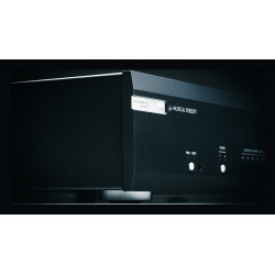 Musical Fidelity M3X DAC, detalle en ángulo en negro