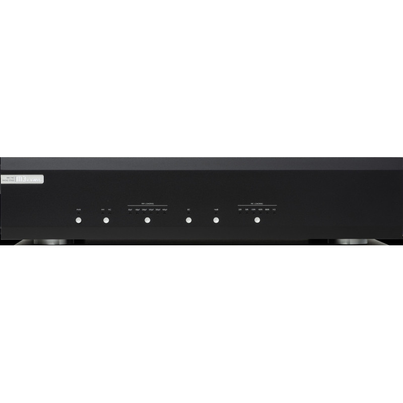 Musical Fidelity M3x Vinyl, vista frontal en negro