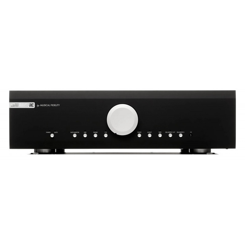 Musical Fidelity M6s PRE, vista frontal en negro