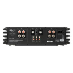 Musical Fidelity M6s PRX, panel trasero con entradas RCA y XLR y cuatro pares de bornes
