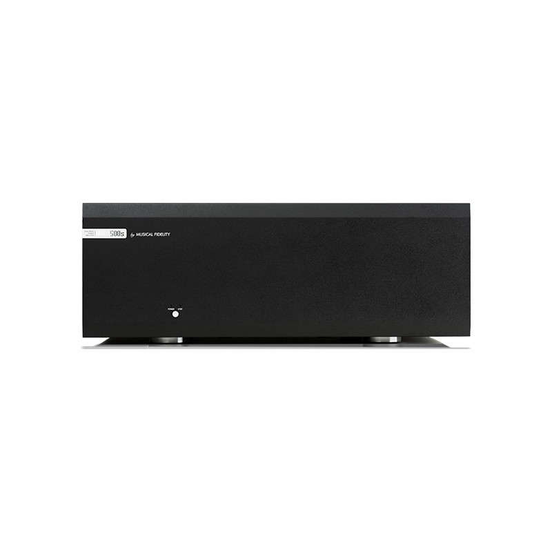 Musical Fidelity M8s-500s, vista frontal en negro