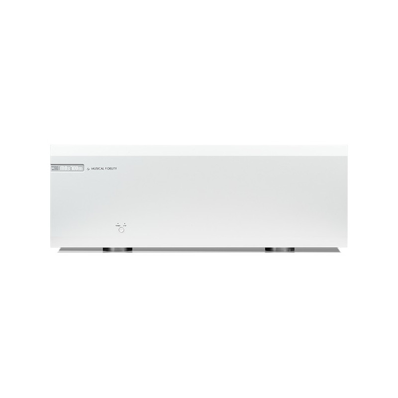 Musical Fidelity M8s-700m, vista frontal en plata