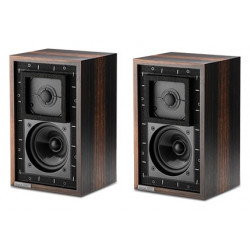 Musical Fidelity LS3/5A, pareja en palisandro, vista frontal